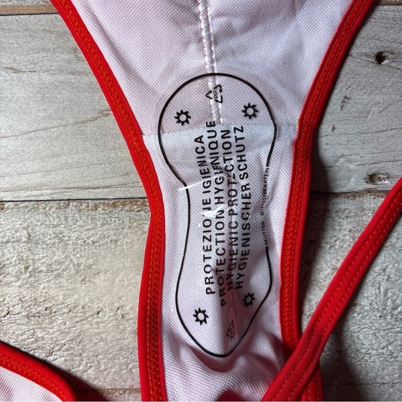 Suvimuga Classic String Bikini 2 Pc Swimsuit Womens Size Large Red NWT - Picture 4 of 14